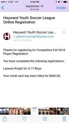 Hayward Youth Soccer League