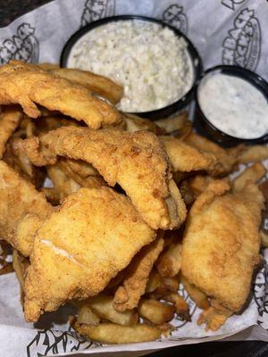 Tuesday's special is fish and chips for $10.99! Delicious!