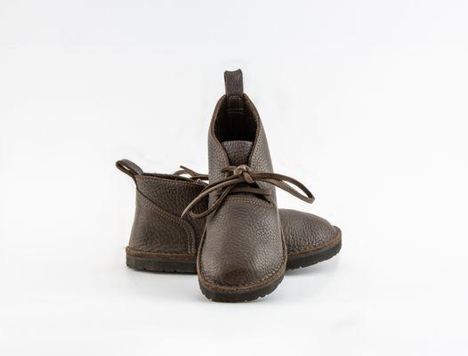 The Villager boot, style is taken from latchet shoe, the first sneaker.