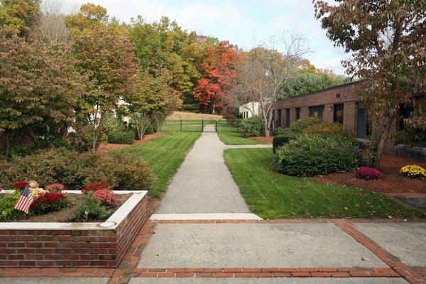 Our private gated courtyard