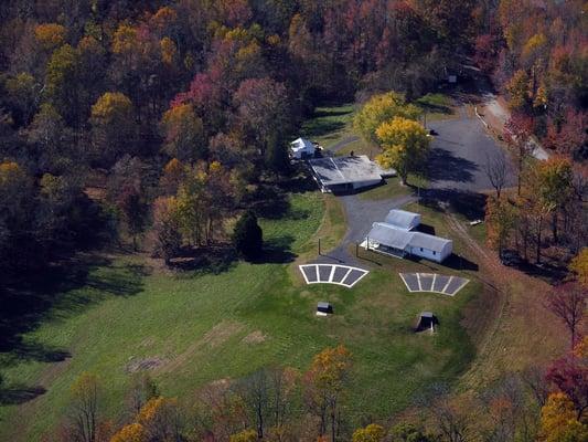 A better aerial by me showing only a part of our 64 acres.