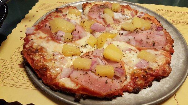 3 topping pizza (Hawaiian)