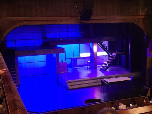 The stage for Next to Normal.