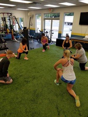 Small Group Training. High-end personal training at a fraction of the cost in a fun, energizing group atmosphere!