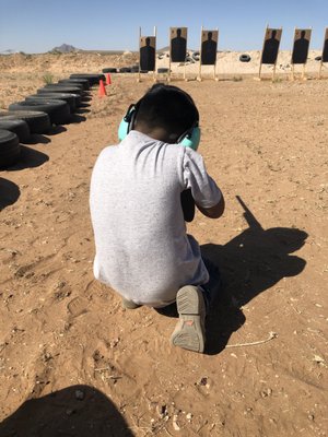 Teach the youth proper firearm handling to prevent any accidental discharge