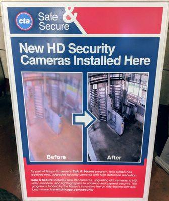 CTA - Blue: New HD Cameras Installed (10.2018)