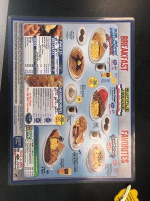 One of the best breakfast menus in the US!