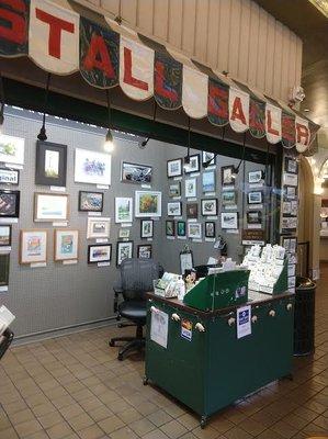 Another view of the ever changing display of original art at the Art Stall Gallery