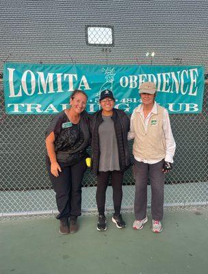 Mentorship with Lomita Obedience Training Club during ABC Dog Training Program