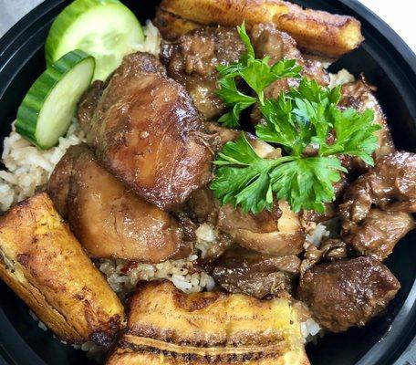 Chicken Adobo rice bowl