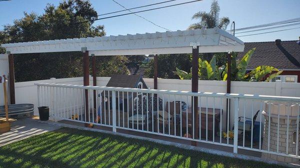 New Pergola over the New Deck