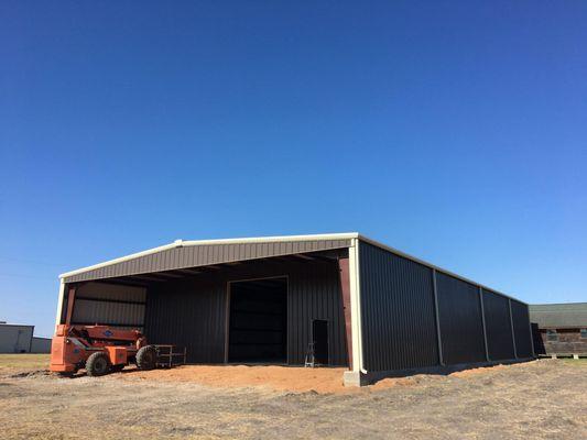 Cover your farm and ranch equipment with Anchor Metal Buildings.