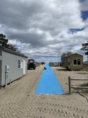 New boardwalk makes getting onto beach easy