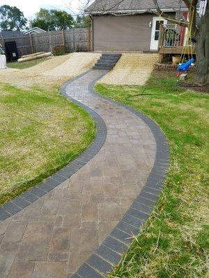 Paver walkway