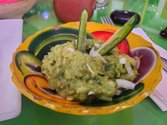 Freshly made guacamole