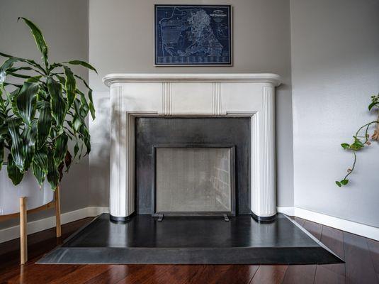 Mantle and hearth