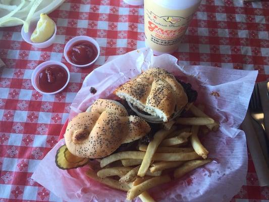 Chopped Beef sandwich plate was really good!