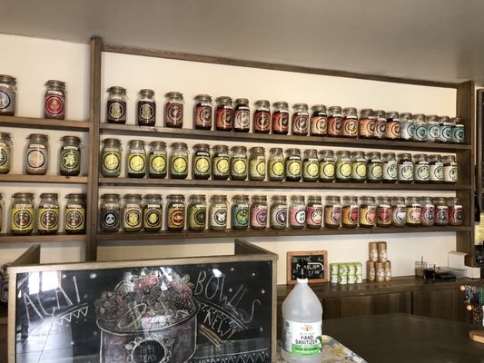 Tea wall