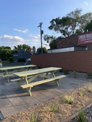 Newer patio section which will allow for more seating