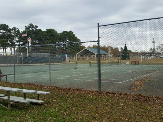 Tennis courts