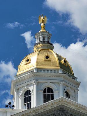 The beautiful dome with an eagle