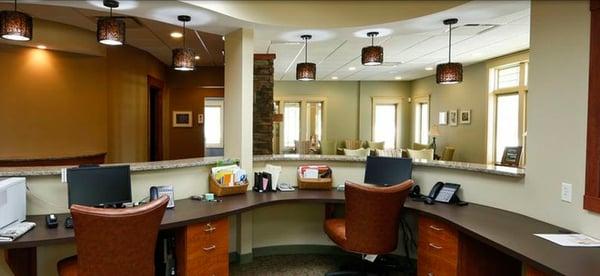 Inside the Reagin Family Dentistry office.