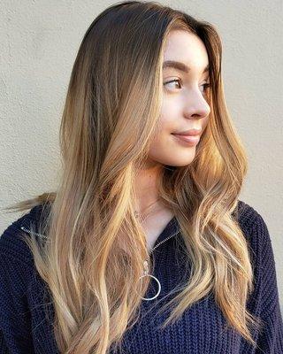 Root melt and full balayage