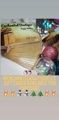 Gift Cards Available