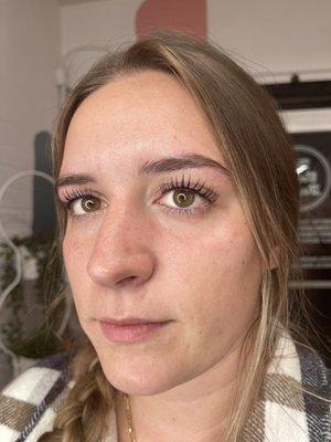 lashlift and tint