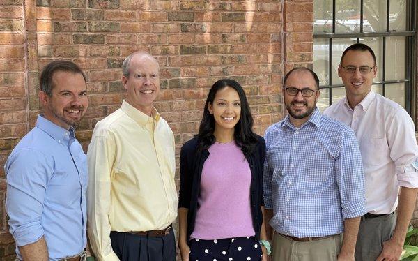 Left to Right:
Dr. Gibson, Dr. Fitch, Dr. Castillo, Dr. Crews, and Dr. Tardy.