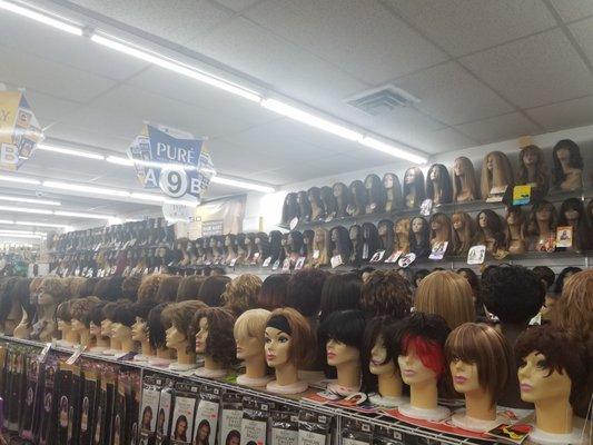 Plenty of wigs