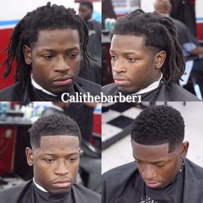 Dreads before and after transformation