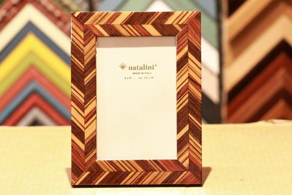 love these marquetry frames !