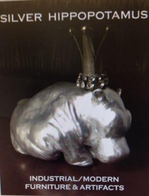 Silver Hippopotamus