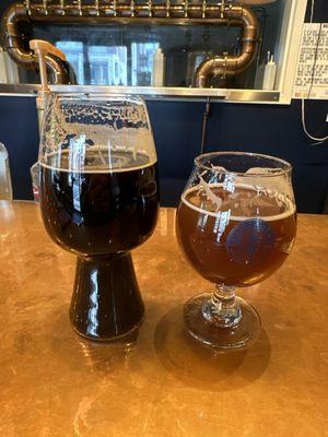 Coffee Stout and Apple Sour