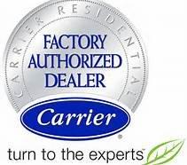 We are a Carrier Factory Authorized Dealer