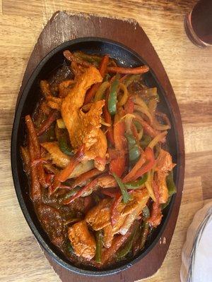 Chicken fajitas