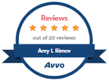 Visit our Avvo Profile to see the 20 reviews our clients have left: https://www.avvo.com/attorneys/99201-wa-amy-rimov-30446.html