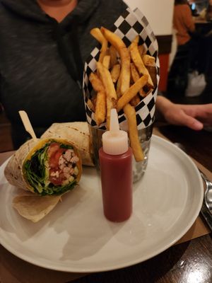 Grilled Chicken & Cheddar Wrap