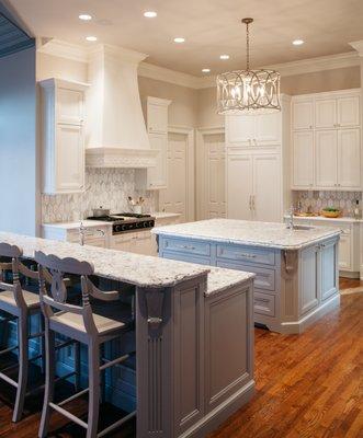 From our Crestwood custom cabinetry line. Glendale door style on inset frame.