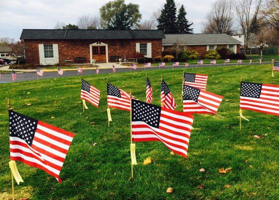 Paying tribute to our local Veteran's.