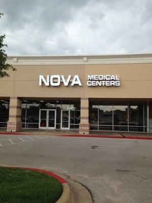 Nova Medical Centers' location in Bryan / College Station, TX.