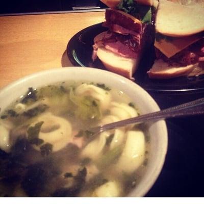 Tortellini Soup and The best Ham Sammich in the Burgh