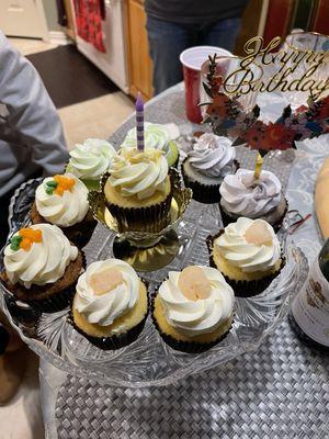 An assortment of cupcakes!