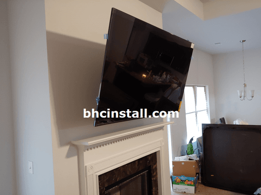 TV over Fireplace