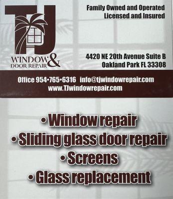 TJ Window & Door Repair