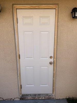 Door and trim replacement