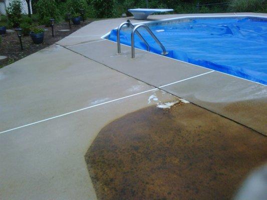 Concrete pool deck-Harrisburg