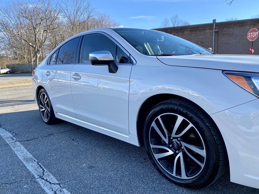 Exterior of car after wash