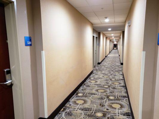 Hallway at Holiday inn Express Somerset, PA